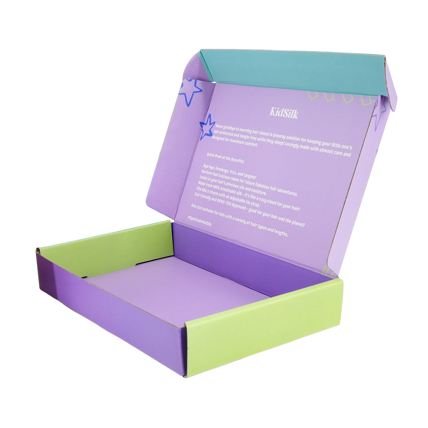 Colorful Luxury White Corrugated Express Mailer